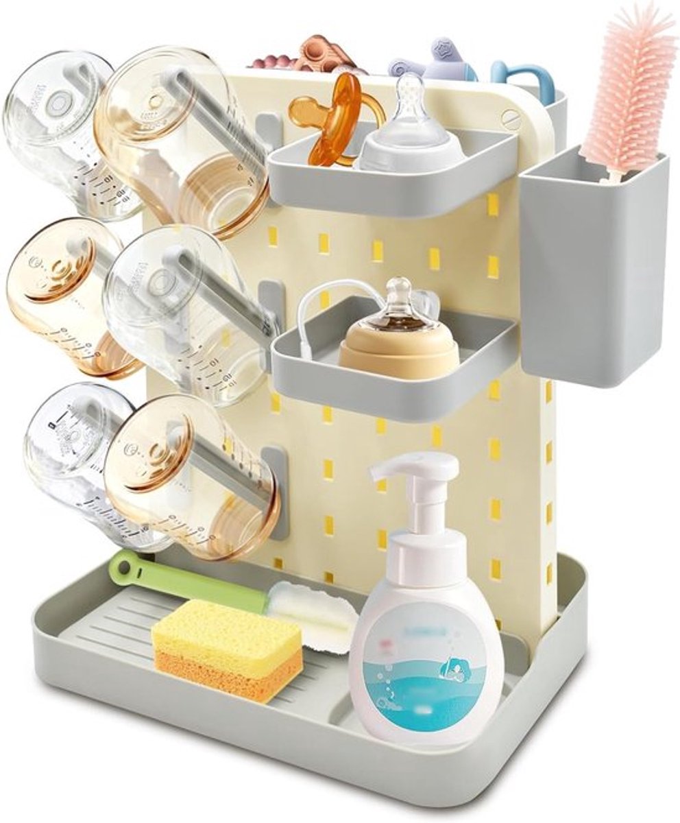Droogrek voor babyflessen - Efficiënt drogen, ruimtebesparend en eenvoudig schoon te maken