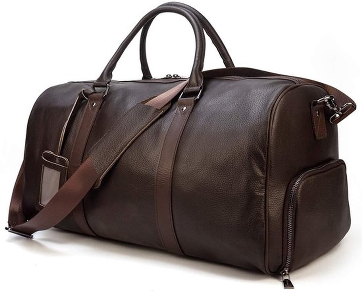 Reistas 55x27x28 cm - Reistas met wielen - Schoenenvak - Weekender Duffle - Reistassen - Verstelbare schouderriem 80-140 cm - Weekendtas