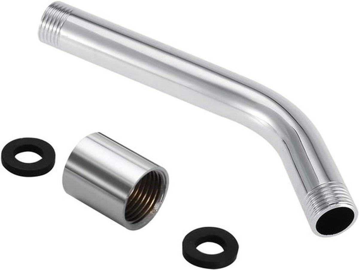 Verstelbare RVS Douchearm - Chroom G1/2 Draad, Roestvrij, Doucheverlenging voor Badkameraccessoires