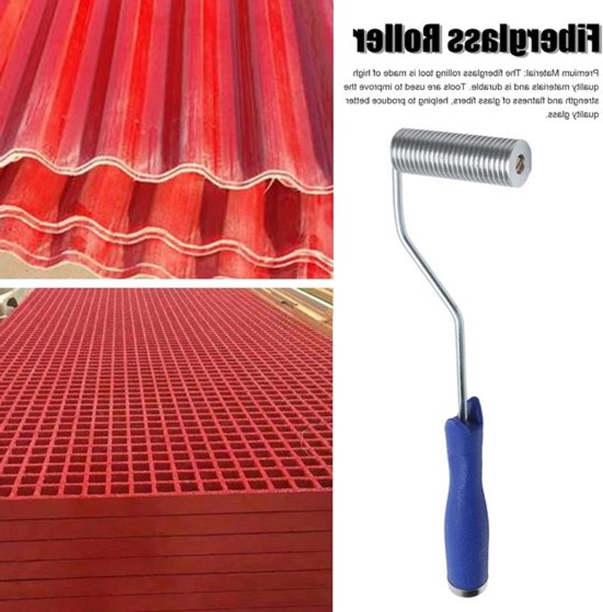 Complete Reparatieset voor Glasvezel met Roller Tools en Bubble Paddle voor Bad, Douche en Boot