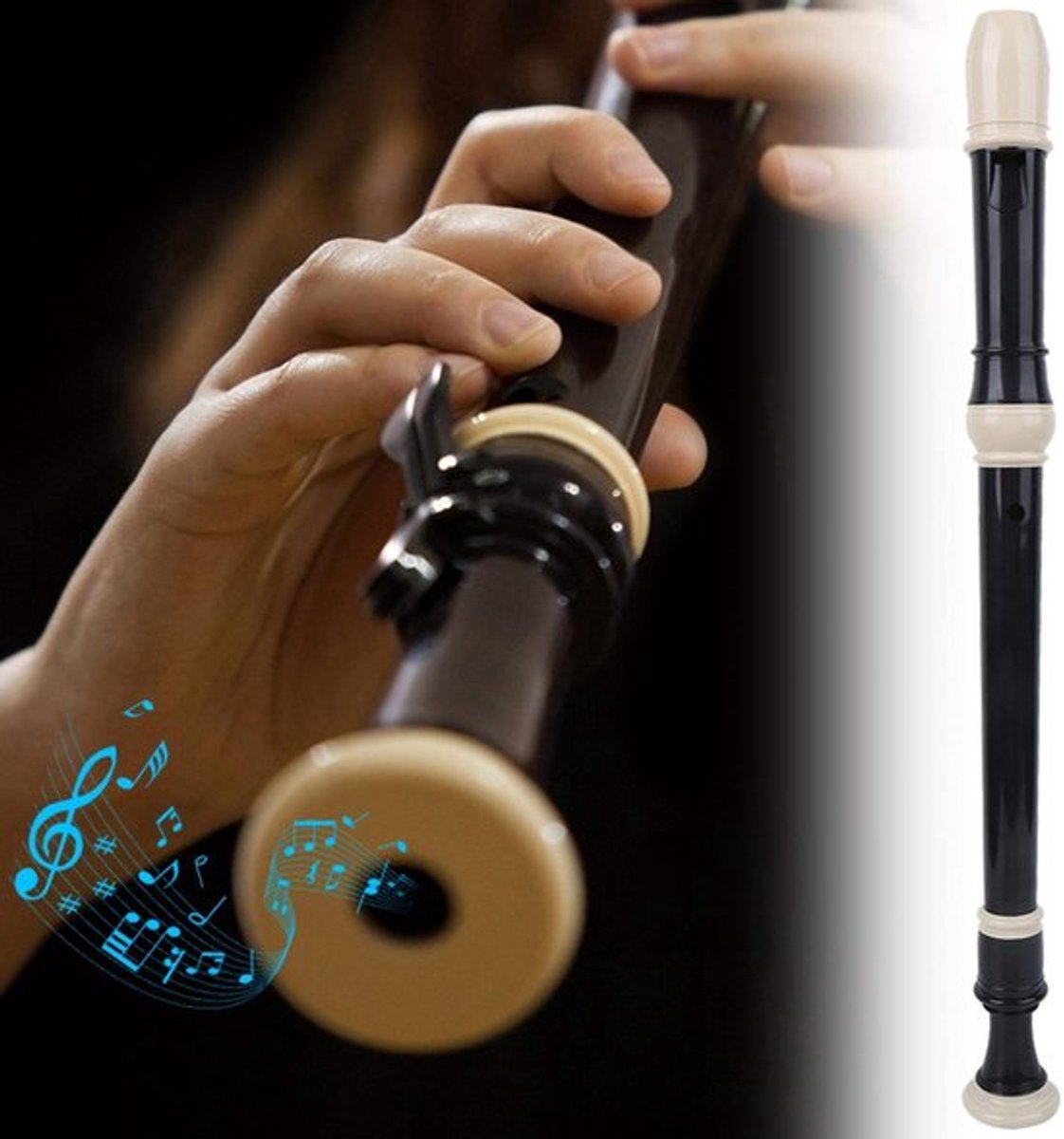 Altblokfluit 8-gaats - Hoogwaardig - Duurzaam - Muziekonderwijs - Kinderen - Uitstekend effect - Blokfluit