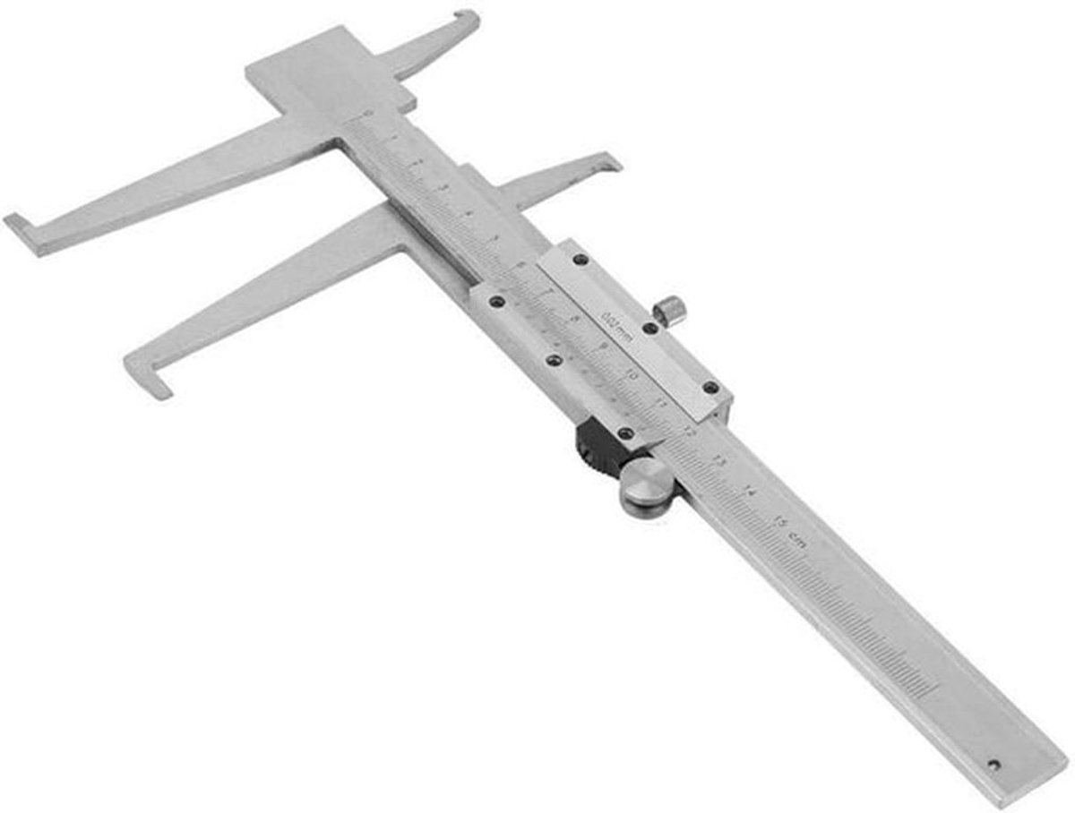 Schuifmaat 9-150 mm - Koolstofstaal - Nauwkeurig - Eenvoudig te bedienen - Meetinstrument - Laserschaal - Caliper