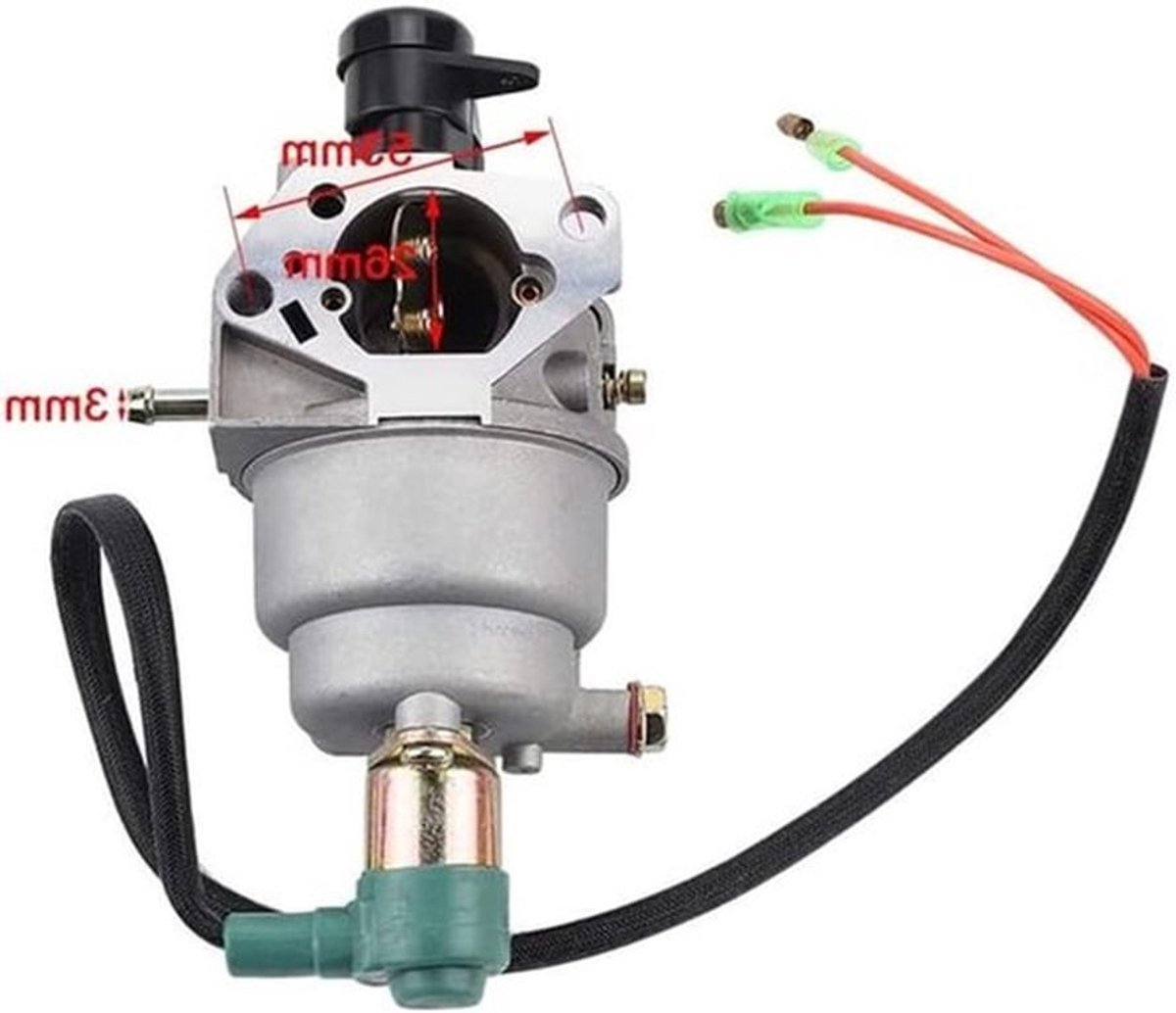Carburator voor grasmaaier 12 pk, geschikt voor GX240, GX270, GX340 en GX390 motoren, vervangingsonderdeel voor optimale prestaties