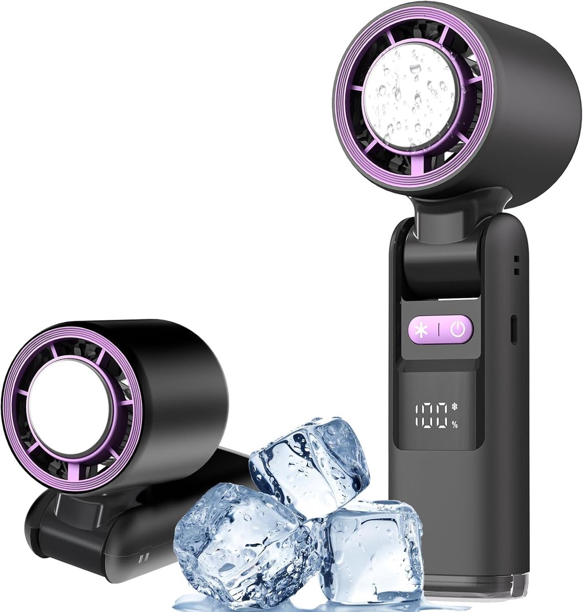 Draagbare Ventilator - Wit - Mini-turbo Ventilator met Oplaadbare 4000 mAh Accu - Voor Thuis, Kantoor en Buiten