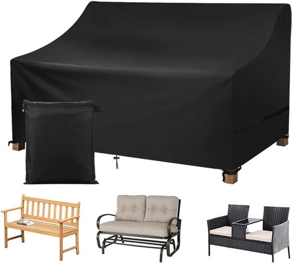 Beschermhoes voor Tuinbank 3-Zits - Waterdichte, UV-bestendige en Scheurbestendige Hoes van 600D Oxford Stof (190x70x65/94cm)