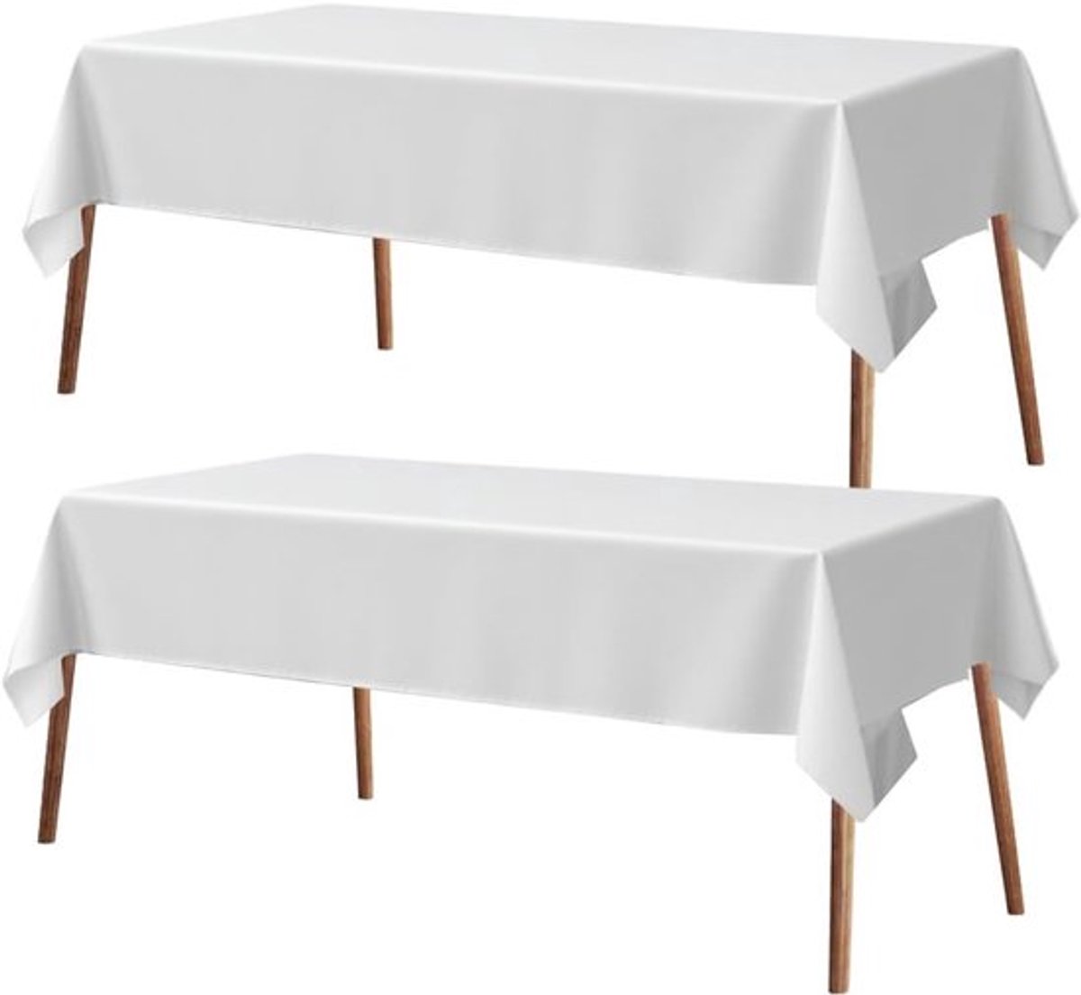 Set van 2 Waterdichte Rechthoekige Tafelkleedjes, 100 x 250 cm voor Biertafels, Ideaal voor Bierfeesten en Tenten