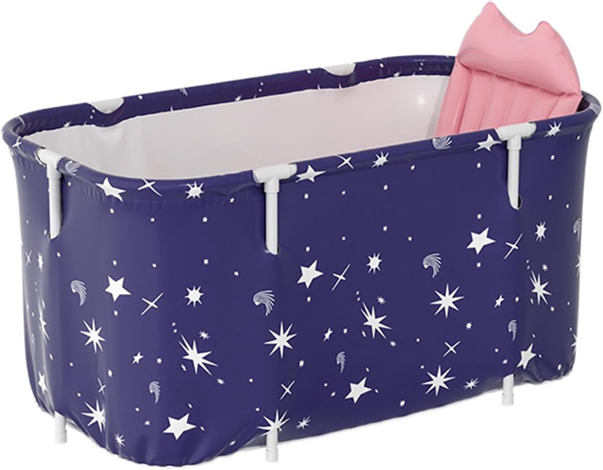 Extra grote opvouwbare badkuip van 120 cm voor volwassenen, ideaal voor gezins-SPA, met deksel en geschikt voor kleine badkamers, dik multilayer ontwerp