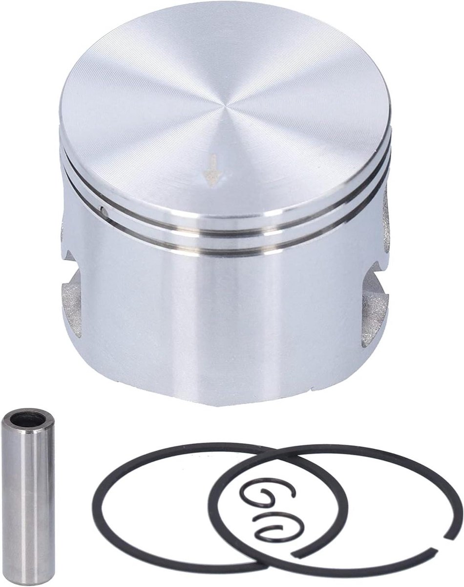 Zuiger en Zuiger Kit - Zuigerset Cilinder - Afkortzaag Onderhoud - Hoge Nauwkeurigheid - 50MM - Zilverkleurig