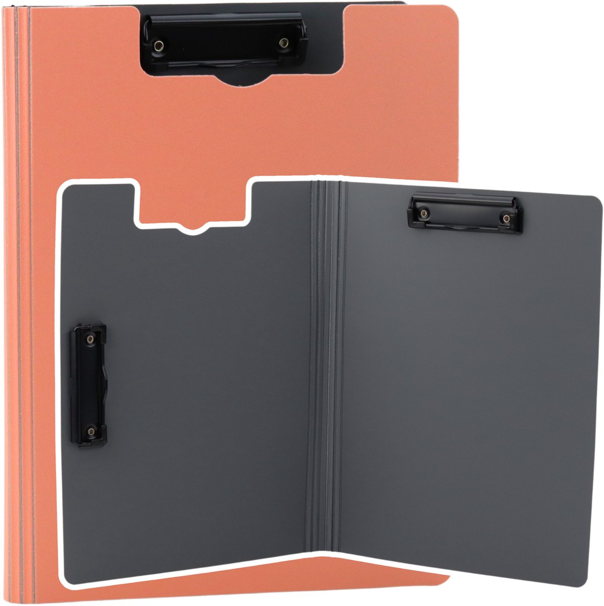 Bord Met Cover Twee Clips A4 Kunststof Roze