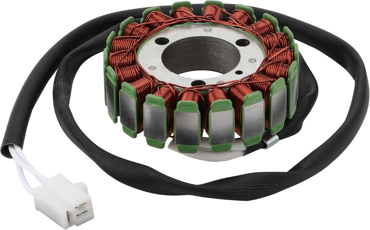 SnelShoppen - 18 Spoel 3 Draads Magneetstator Vervanging voor XJR400 1993-2007 OEM 4HM-81410-00-00, Hoogwaardige Metaal-Laminaat, Eenvoudige Installat
