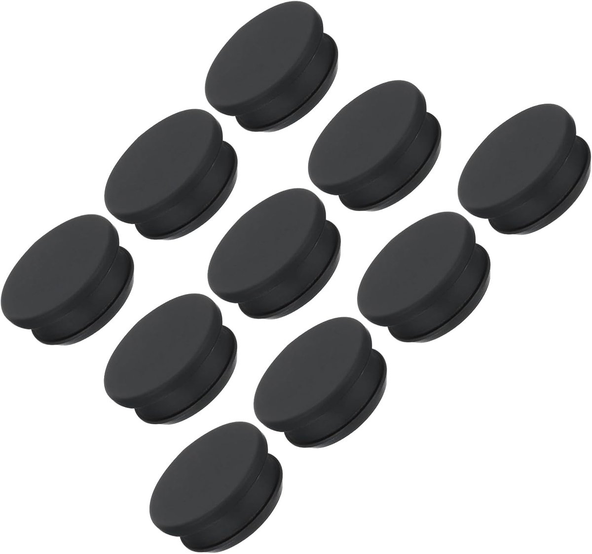 SnelShoppen - 10 Stuks Silicone Stoppen voor Gaten, 34.6mm Diameter, Rubber Paneelafdichtingen, Ronde Waterdichte Pluggen voor Keuken, Bulkheads en Me