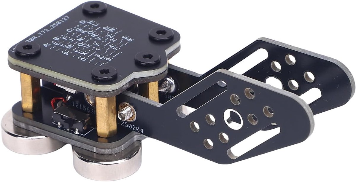 SnelShoppen - Compacte CW Morse Code Key, Dubbele Paddle Morse Code Toets met 3.5mm Geluidsaansluiting en Type C Interface, Automatische Trainer Basis