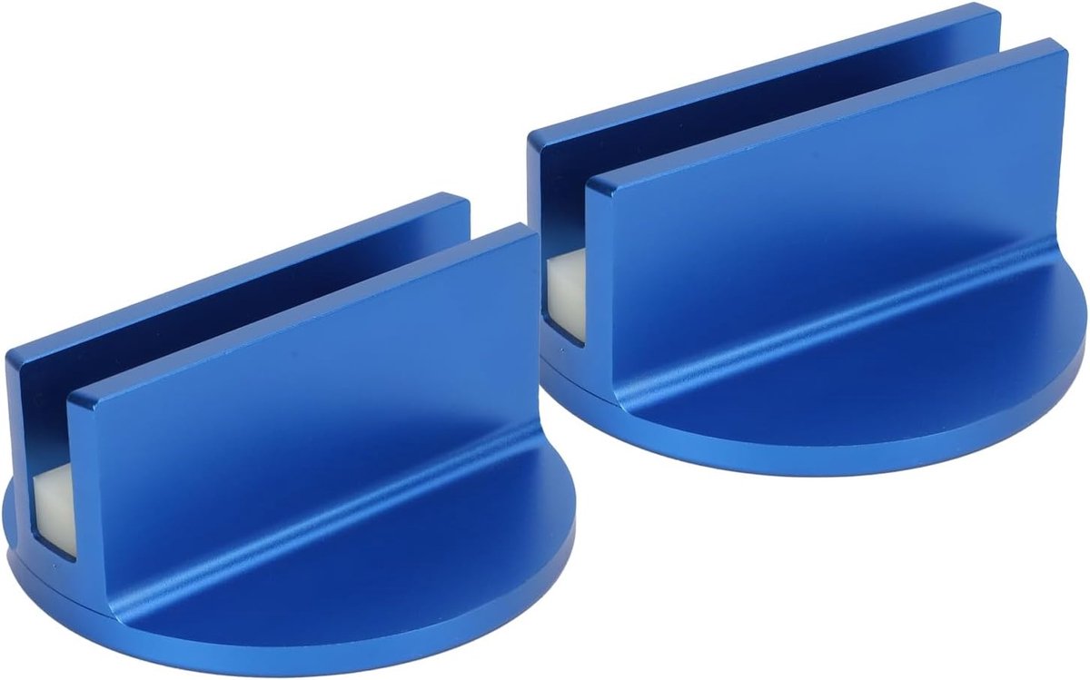 SnelShoppen - Universele Auto Vloerjack Pinch Lasadapters, Magnetische Jack Pad Stevige Pinch Rail Voor Auto's Met Minimale Dikte 3 Inch Blauw, Jackin