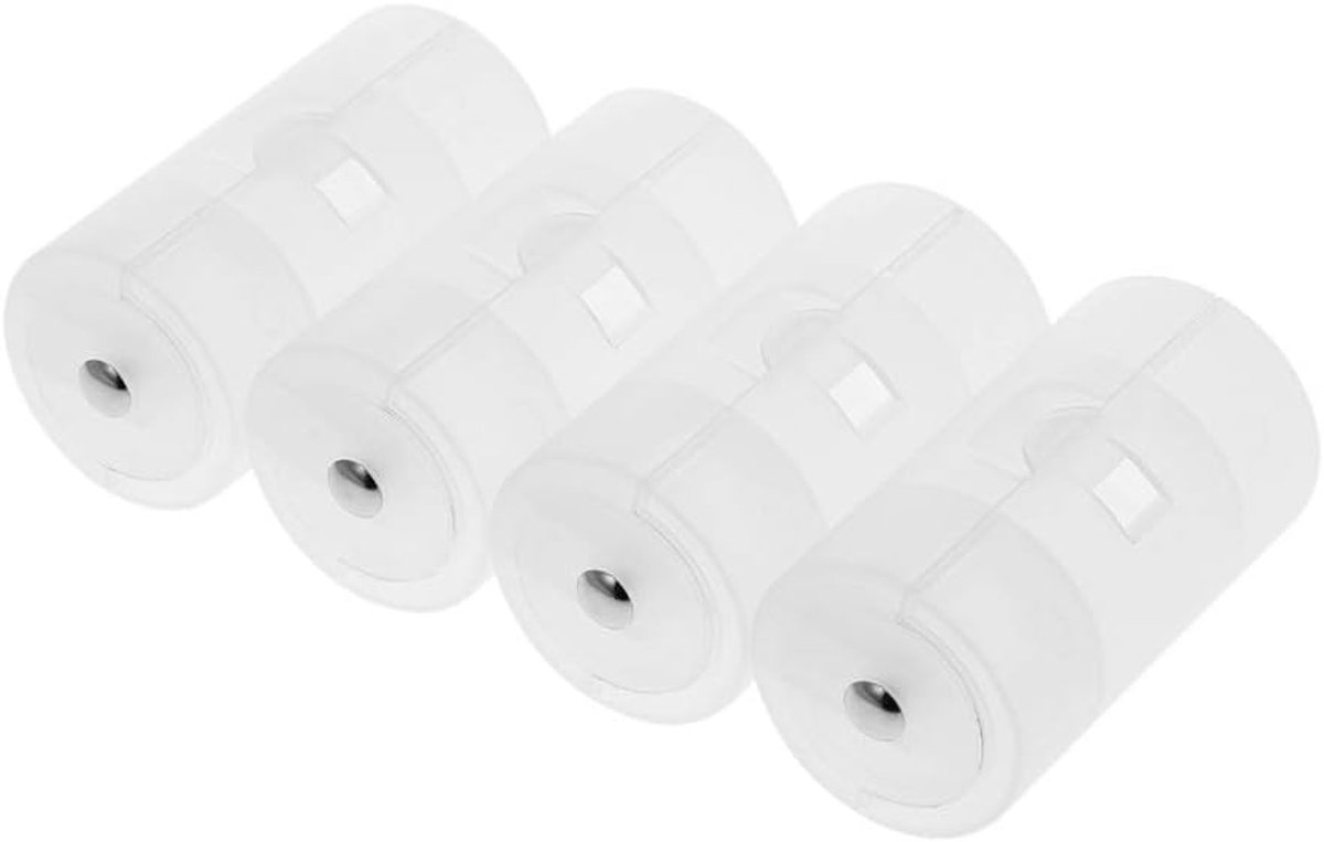 SnelShoppen - 4 Pack AA naar D Batterij Converter Adapter Box/Cover Houder, Premium PP Materiaal voor Flexibele Compatibiliteit en Duurzaamheid