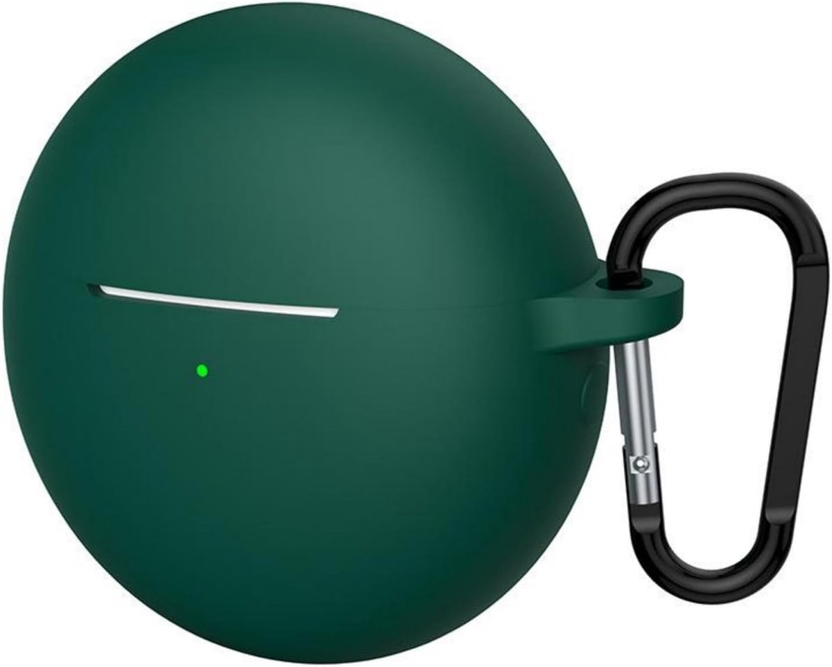 SnelShoppen - GIOPUEY Hoesje voor Huawei Freebuds 7i - Siliconen Beschermhoes - Lichtgewicht en Schokbestendig - Army Groen - Ultra Dun en Zacht