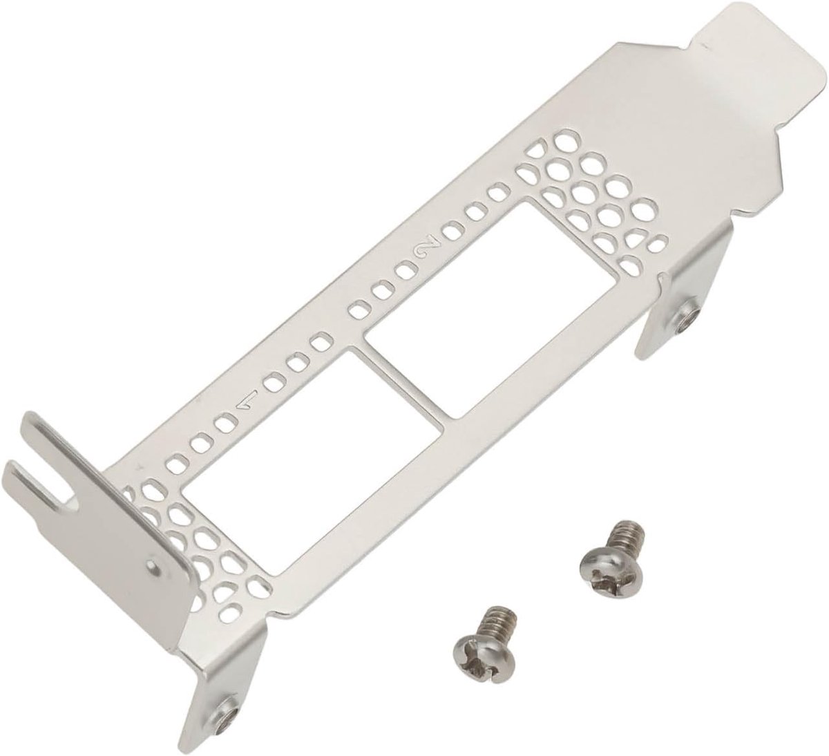 SnelShoppen - Full low profile bracket voor video kaart, compatible met Mellanox MEC010153-01-CK ConnectX-5, metalen constructie, eenvoudig te install