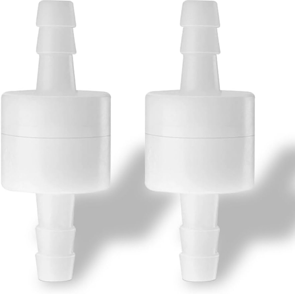Terugslagklep 6mm - Kunststof - Voorkomt vloeistofterugloop - Voor water, brandstof, gas en lucht - ShopVlot