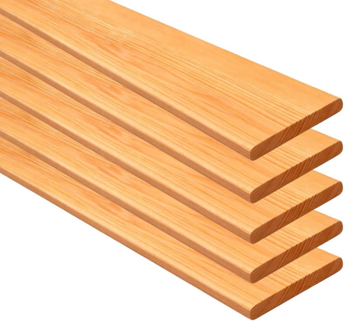 Douglas Houten Plank - Hout Plaat - Bouwprojecten Binnen Buiten - Geschaafd Robuust Douglas - 1200x145x20mm - Natuurlijk