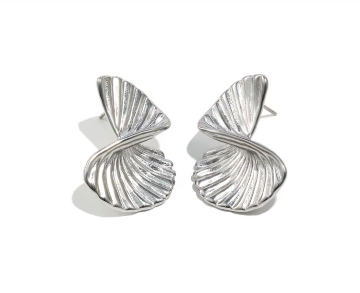 Veldy Oorbellen Dames - Oorbellen Dames Zilver - Zilverkleurige RVS Oorbellen - Stainless Steel Oorbellen - Dames Sieraden - Oorbellen - Zilver