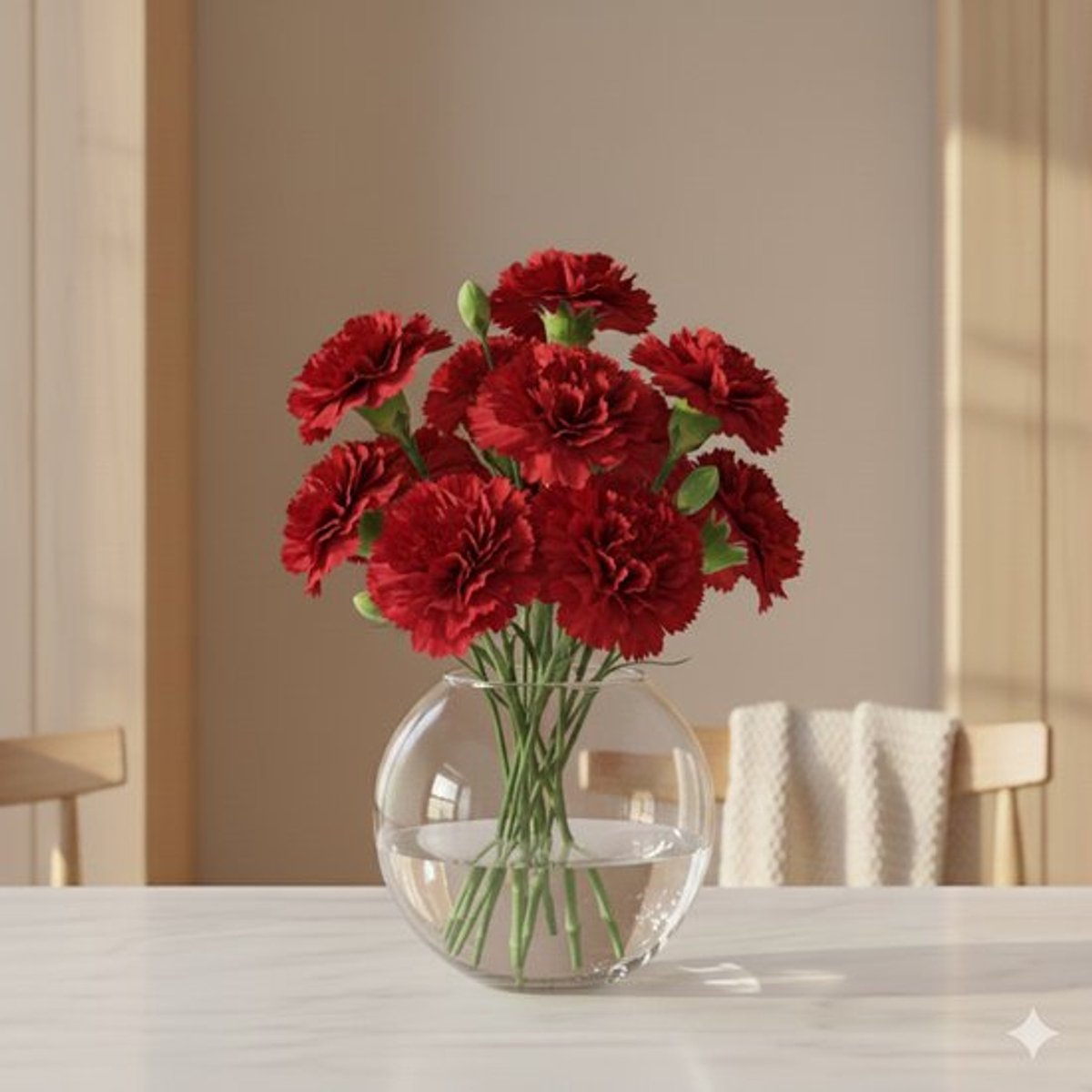 Rode Dianthus of Anjers | Lengte 70 centimeter | Dianthus Alhambra | Per 20 verse bloemen