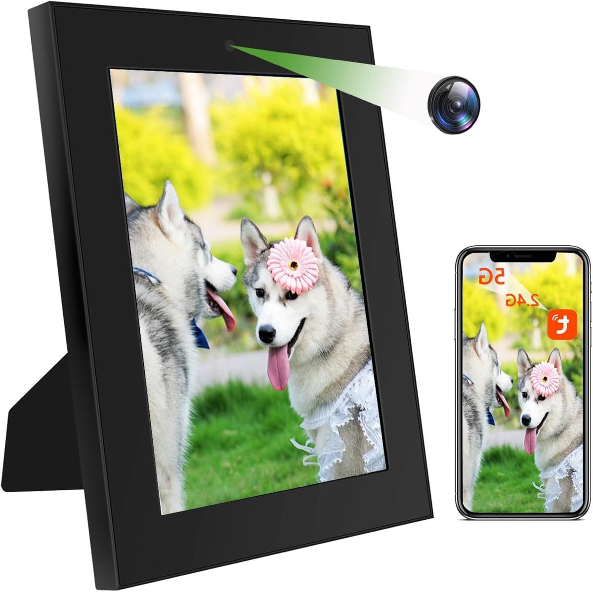 Mini Spy Camera - Verborgen Camera - Thuisbewaking - HD 1080p Bewegingsdetectie - 500 mAh Batterij - Zwart