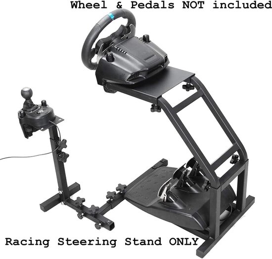 Simulator Cockpit - Racestuurhouder - Gaming Ervaring - Volledig Verstelbaar - 57-72.5 cm - Zwart — afbeelding 3