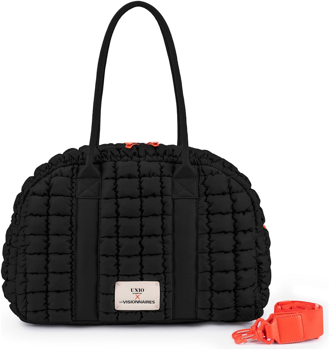 Unio Hamburg x Les Visionnaires handtas schoudertas Bowling Bubble Unio Black zwart