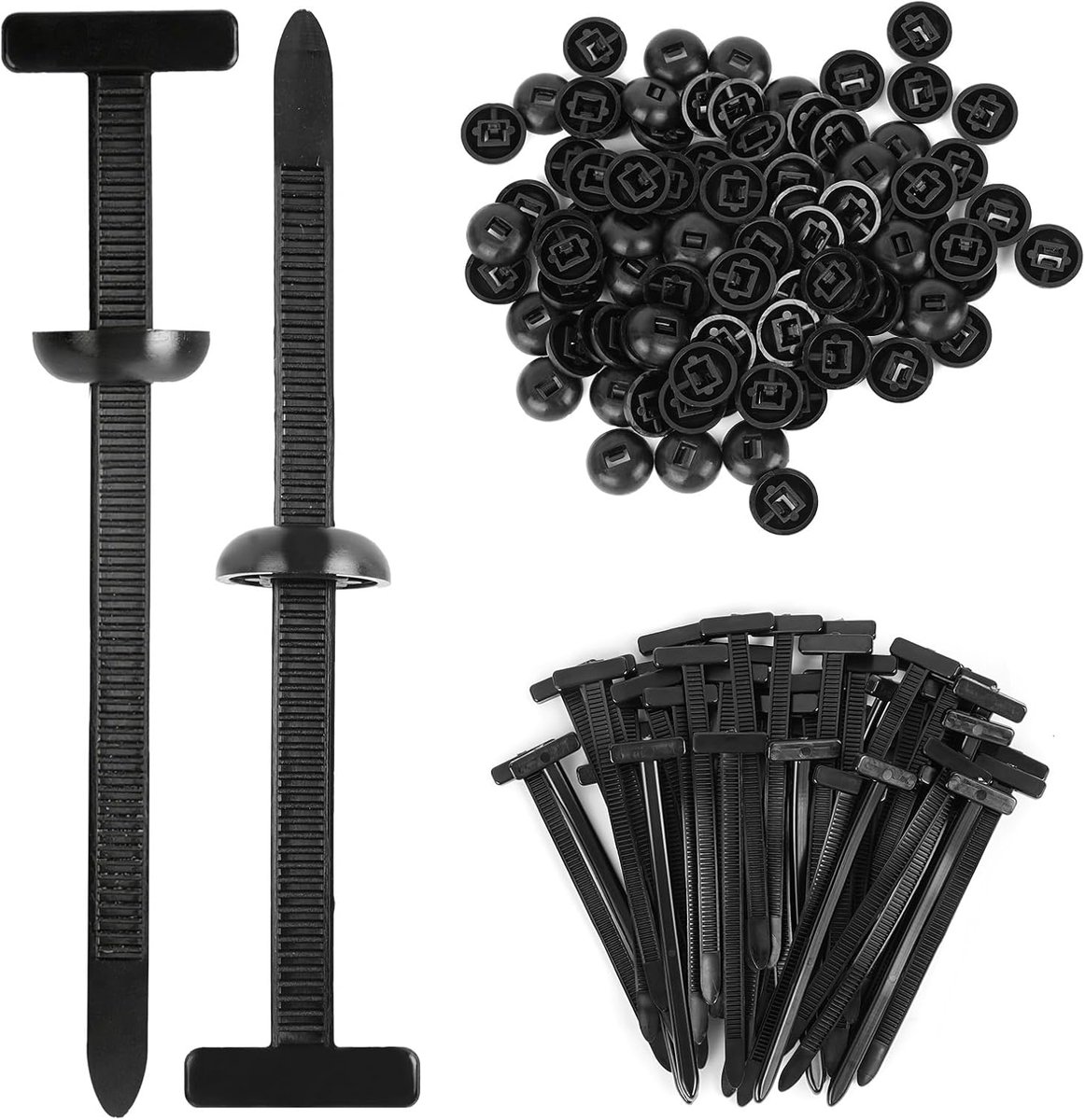 Kabelbindergespen 30 stuk zware nylon houders