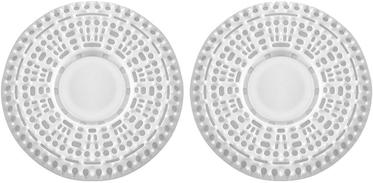 SnelShoppen - Douche Afvoer Haar Vanger 2 Stuks Silicone Badkamer Afvoerfilter Dichte Gaasstructuur voor Douche Badkamer Keuken
