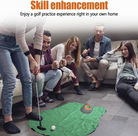 Dailygoods- Putting Oefencirkel Siliconen - Golftrainingsmateriaal - Golfputting Gereedschap - Compact - Lichtgewicht - Geschikt voor Binnen/Buiten - Golftraining van Dailygoods — afbeelding 2