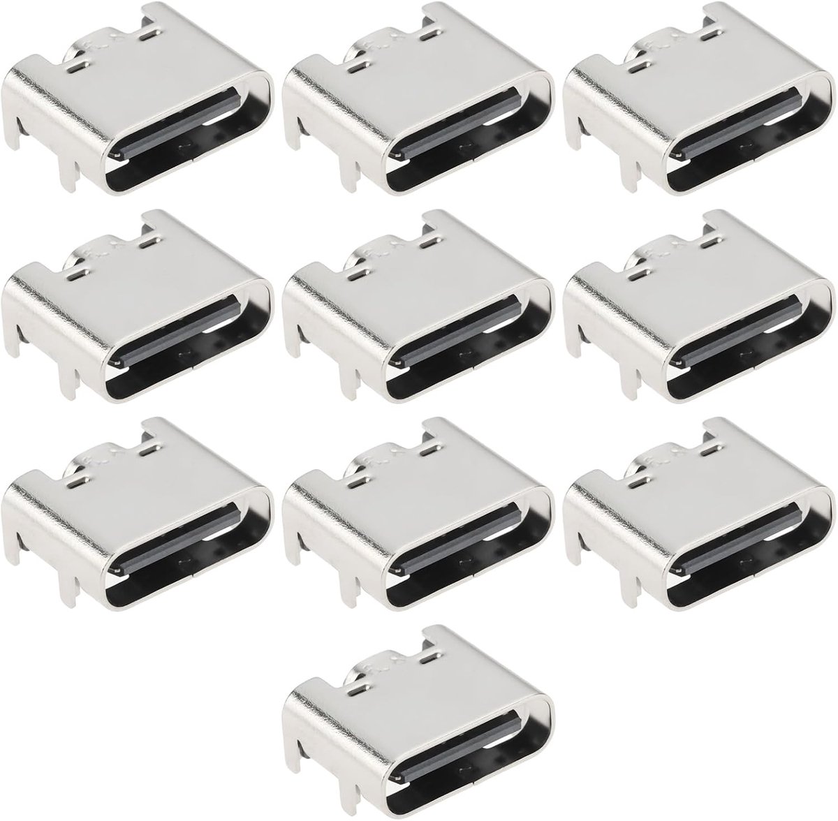 USB-C socket 3A - SMD 10 stuks - Voor digitale camera's - Ideaal voor solderen en opladen - ShopVlot