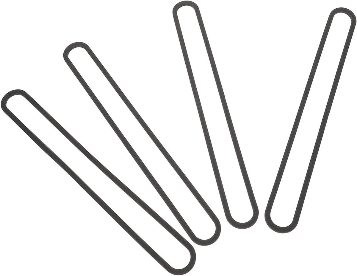 Vacuümsealer Strips - Vervangende Afdichtingen - Voedsel Verpakken - Zelfklevend Foam - 32 x 3.5 cm - Zwart