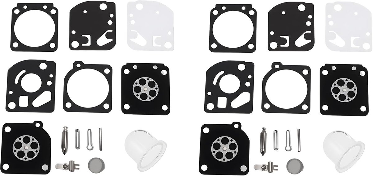 SnelShoppen - Carburetor Rebuild Kit Voor Homelite IDC C1U-H39 C1U-H12 C1U-H18 C1U-H30 C1U-H31 - Duurzaam Rubber & Metaal, Hoge Kwaliteit, Voor Langdu
