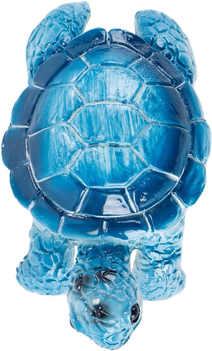 SnelShoppen - Resin Schildpad Bloempot Pluche Speelgoed - Zee Dier Beeldje Bloempot Decoratie voor Thuis en Tuin, Schattige Tuinaccessoires