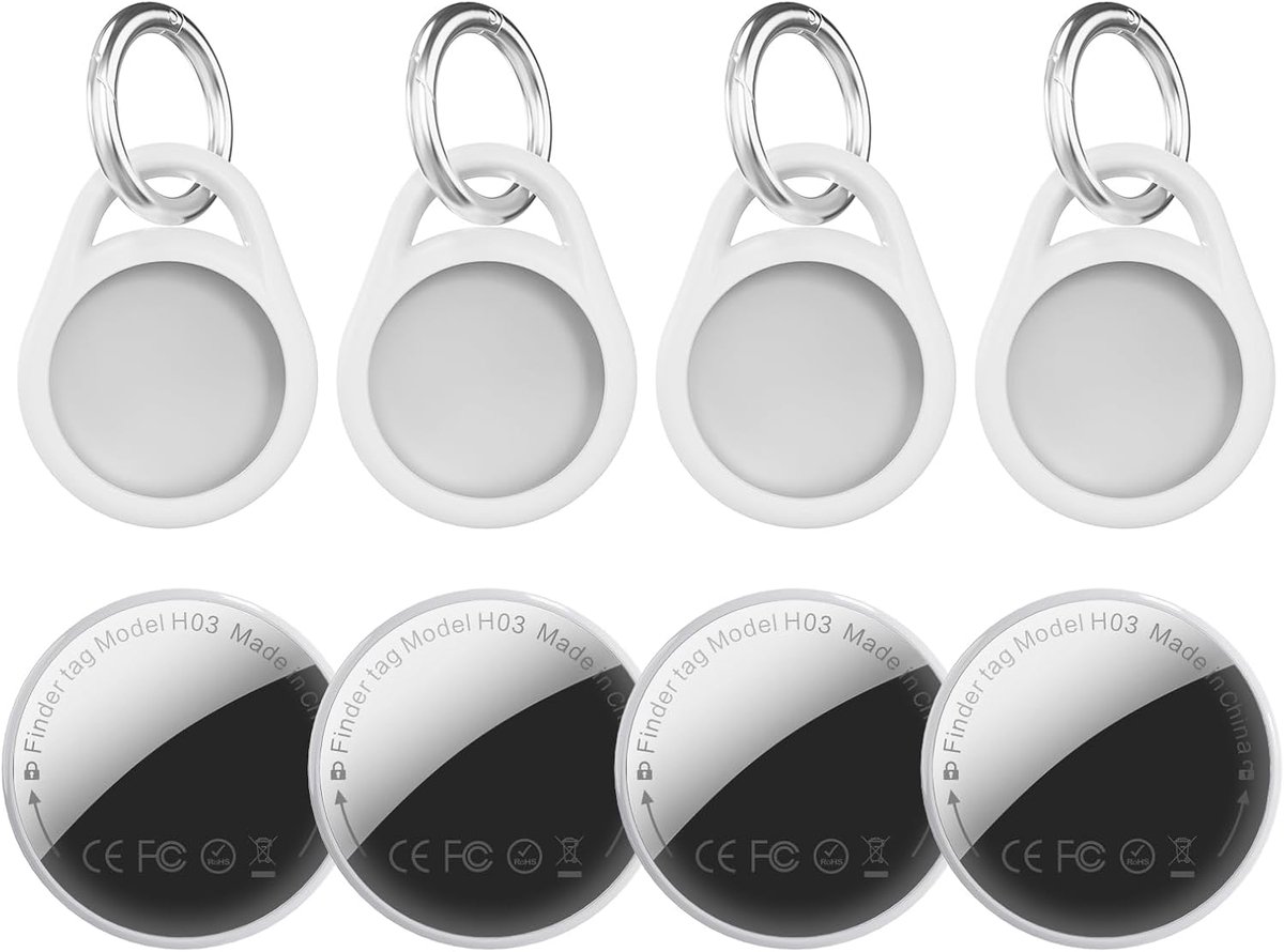 4 Pack Smart Tag Protective Case - Silicone Case, Precise Cutout, Anti-Scratch, Dust and Splash Waterproof, Universal - ShopVlot