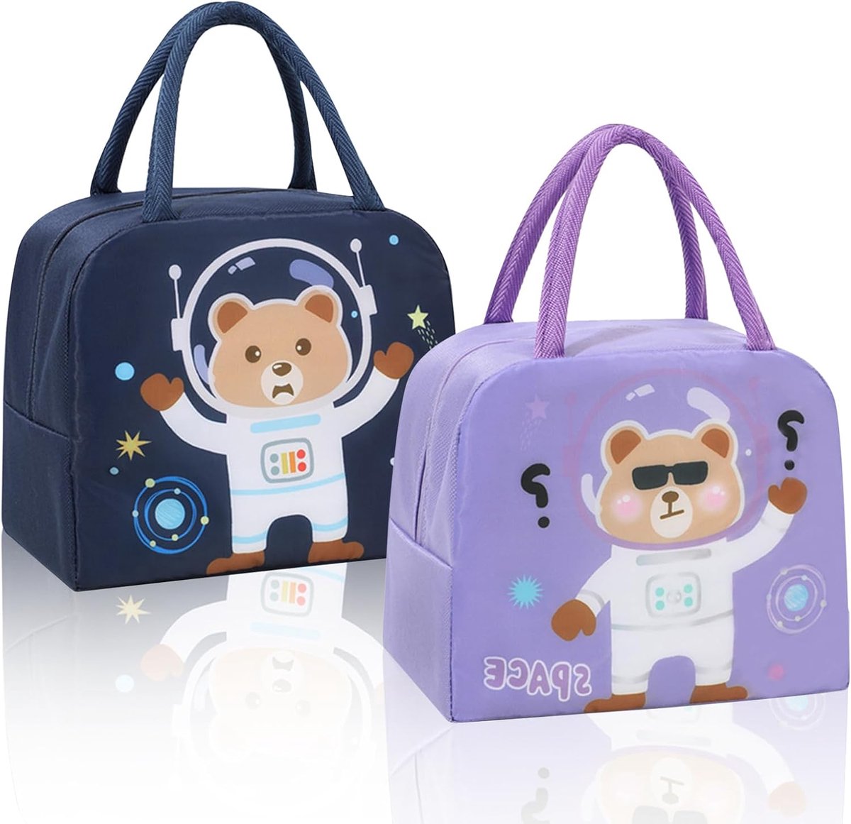 Thermische lunchtas voor kinderen - kleine maat - schattige cartoon - ideaal voor school en picknick - ShopVlot