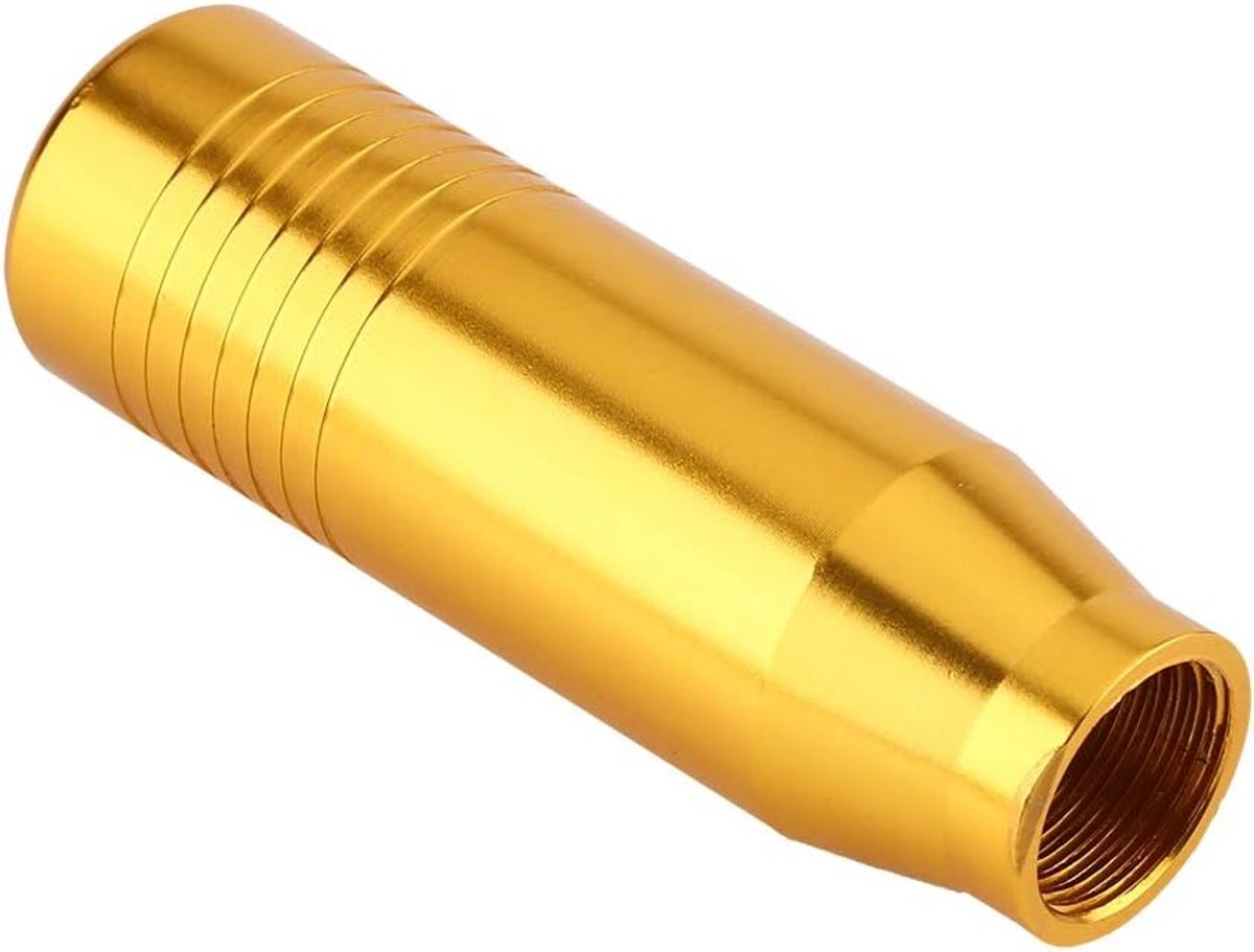 SnelShoppen - Universale Aluminium Versnellingsknop, Zilver Racing Stijl Versnellingshendel voor G29 Mod en Vergelijkbare Voertuigen (Goud)