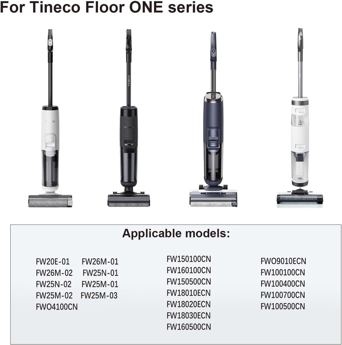 SnelShoppen - Accessoires voor Tineco/Zhuimei H12 Vloerreiniger, 1.02.0 LCD/LED Afvoerbuis, Golfbuis, Universele Vervangonderdelen