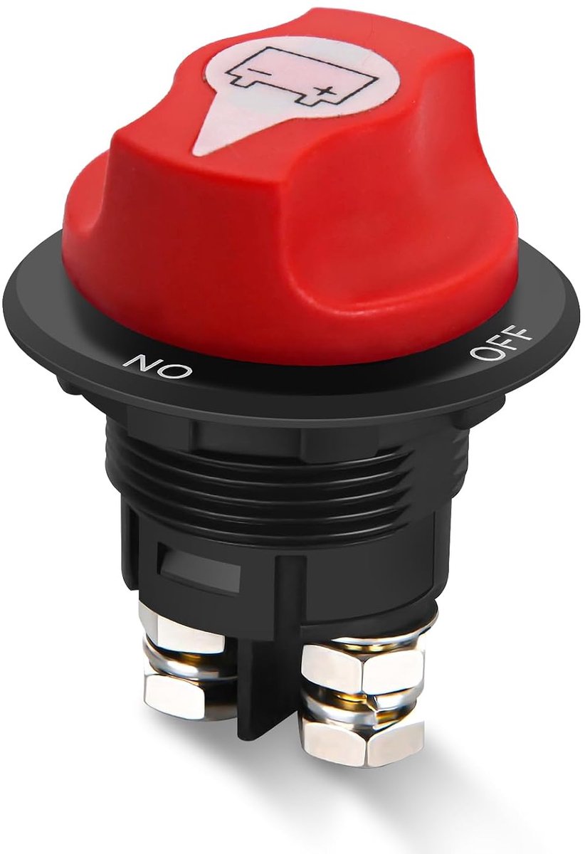 Battery Isolator Switch 100A Car Battery Isolator Switch Main Switch 12V 24V 32V On/Off Switch for Caravans, Yachts - ShopVlot