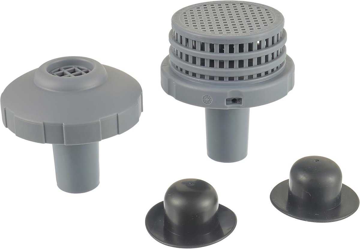 SnelShoppen - Pool Filter Connector Set 32mm - Inlaatmondstuk, Slangverbinding, Zwembad Onderdelen, Accessoires voor Zwembad, Watercirculatie Verbeter