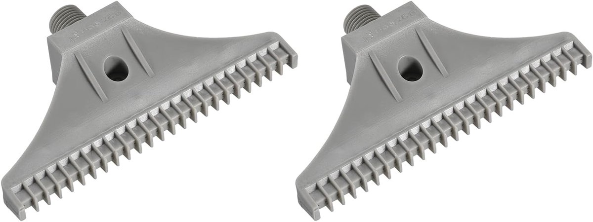 SnelShoppen - METALLIXITY Flat Sprayer 60mm - ABS G1/4 Inch Mannelijk Draad - Windjet Luchtblazer voor Compressor Stofdusting - Grijs