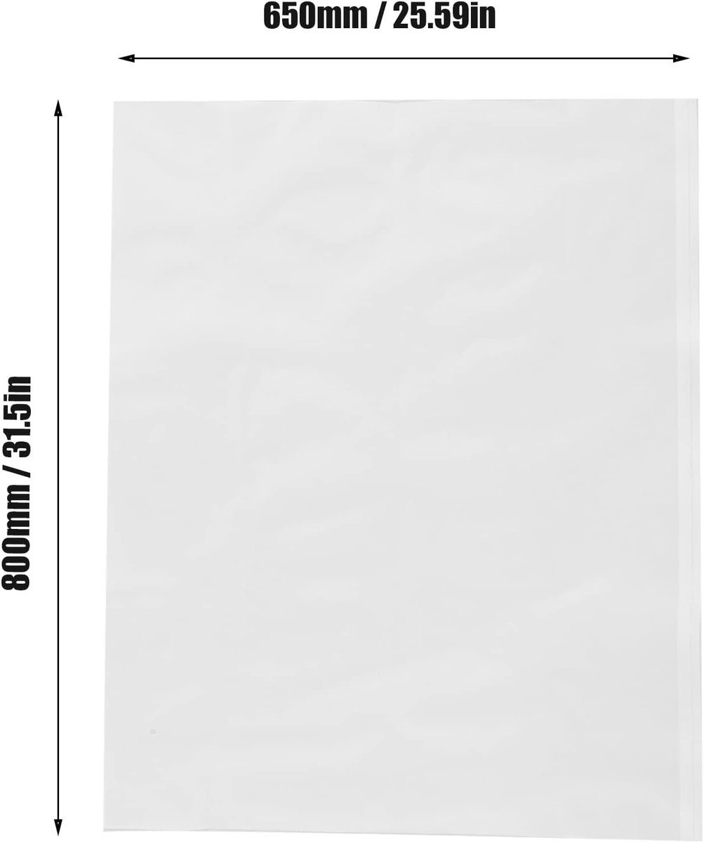SnelShoppen - 2 stuks Microscoop Beschermhoes 800 x 650mm PVC Stofbescherming Onderhoud Toebehoren Microscoop