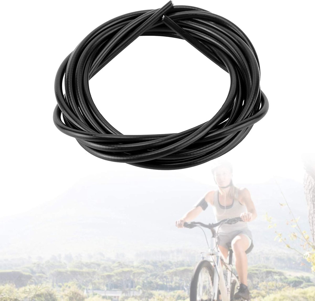 4mm Bicycle Switch Cable Bicycle Wires for Road MTB Cycling (Black) - ShopVlot