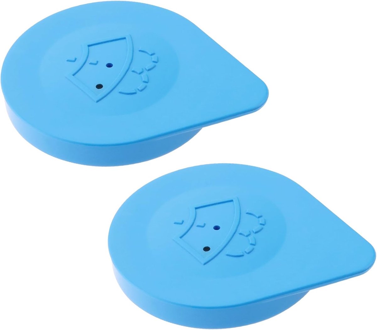 SnelShoppen - 2 Stuks Ruitensproei Reservoir Deksel voor Nissan Micra Note K12 E11 - Vervangingsonderdeel 28913AX600 - Duurzaam Plastic - Perfecte Pas