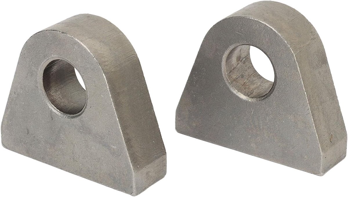 SnelShoppen - 2Pcs Stevige Bevestigingsbeugels 1 Inch Dikke Stalen Lasbeugels voor Tractors en Voertuigen - Veelzijdige Montagepunten voor Betrouwbare