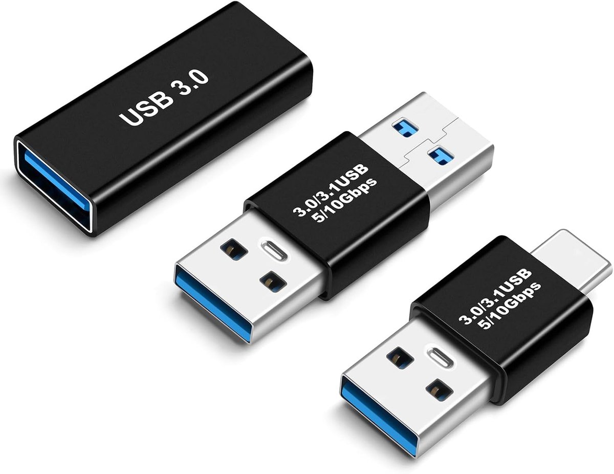 USB A/C adapter 3.0 male / female type C to A 3.0 male / female extension - ShopVlot