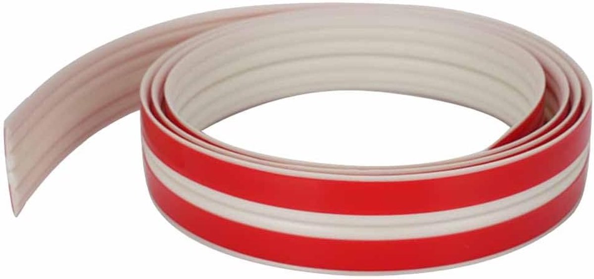 SnelShoppen - 5 m Flexibele Decoratieve Moulding Zelfklevende 40 mm Witte Plinten Plafondstrips Wandovergangen Hoekdecoratie, Meubelranden