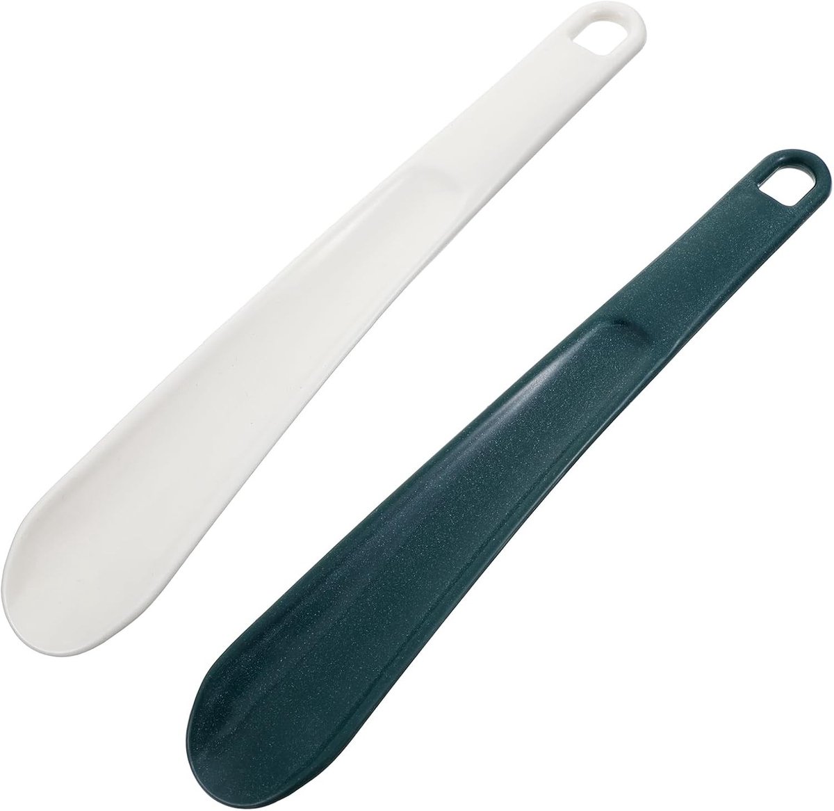 2 Stuks Lange Plastic Schoenlepels, Extra Lange Schoenlepels voor Reizen, Ideaal voor Ski Boots, Leren en Sportschoenen, Handig voor Senioren en Personen met Beperkte Mobiliteit