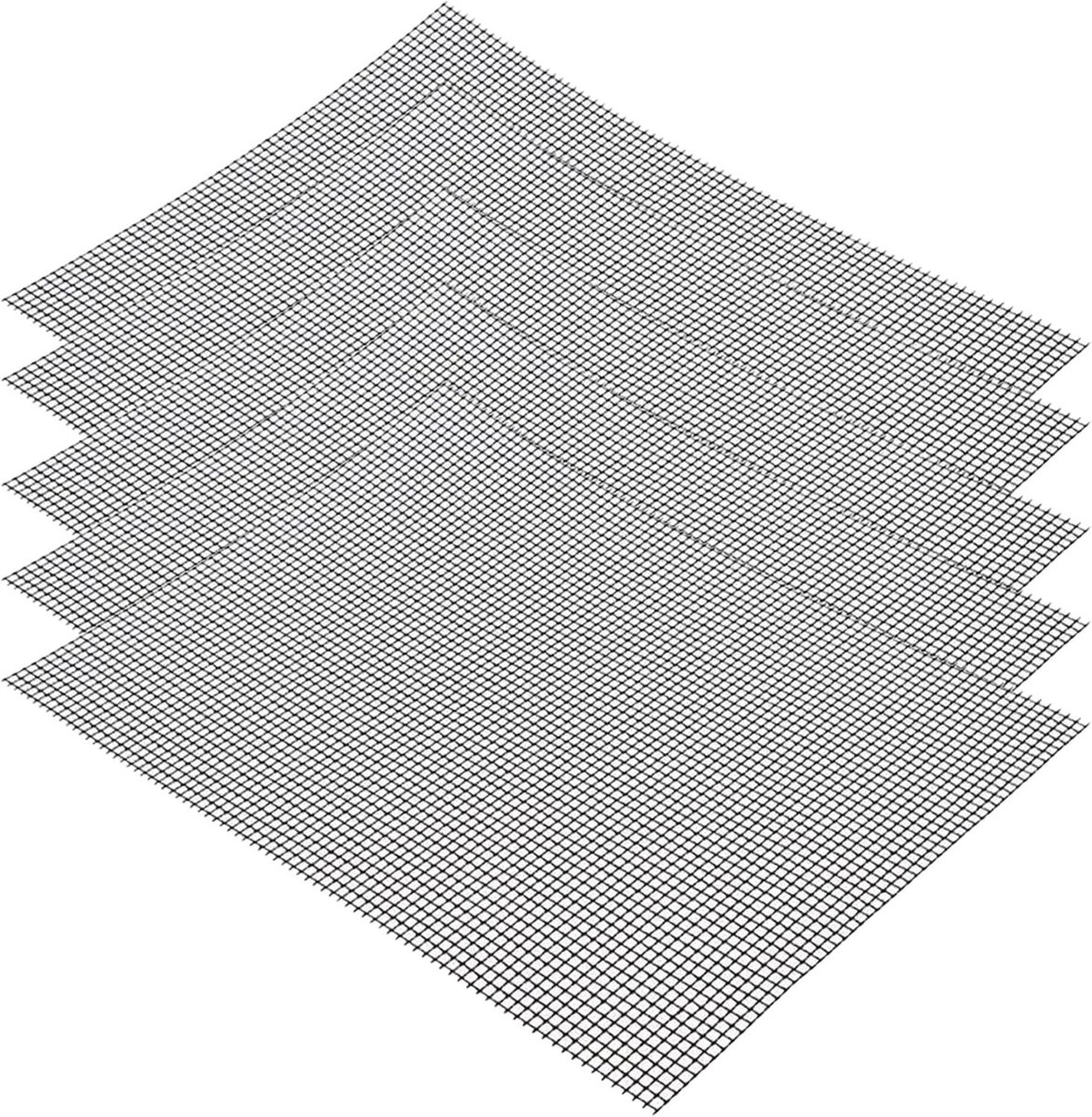 Grillmatten met Antiaanbaklaag - 42 x 36 cm - Herbruikbare Teflon Grillmat - Voor BBQ, Oven en Airfryer