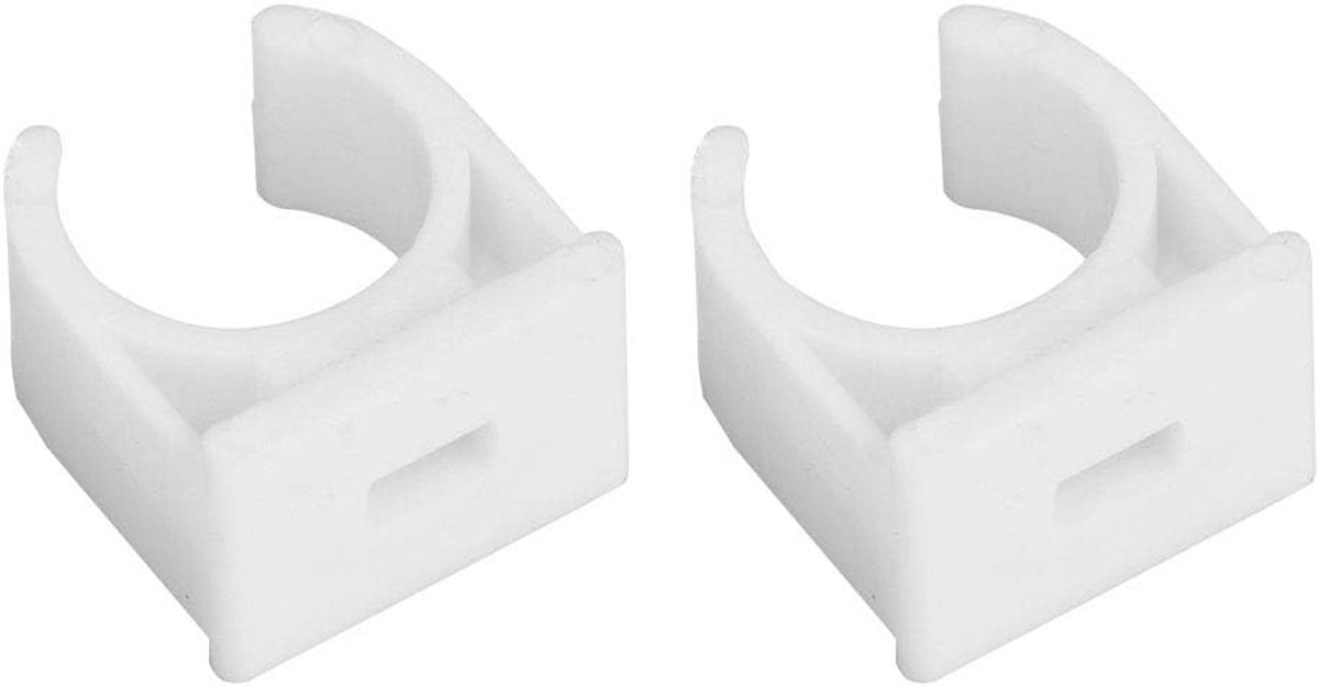 SnelShoppen - Plasric Tube Clamp 20Pcs U-vormige Buisklemmen 16/20/25/32mm PPR met Schroeven voor Waterleidingen, Kabels, Gasleidingen en Meer